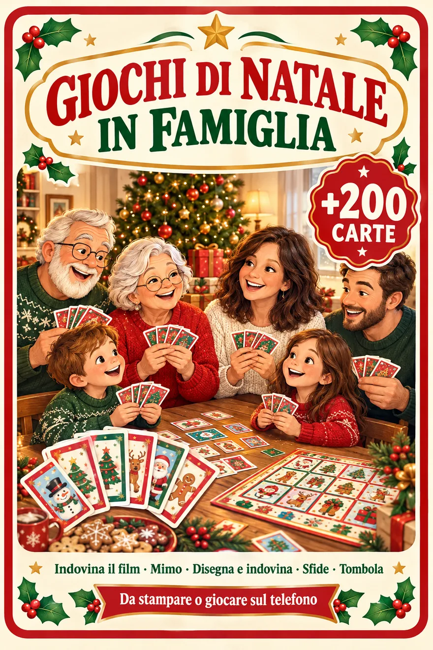 Giochi di Natale in Famiglia · +200 carte