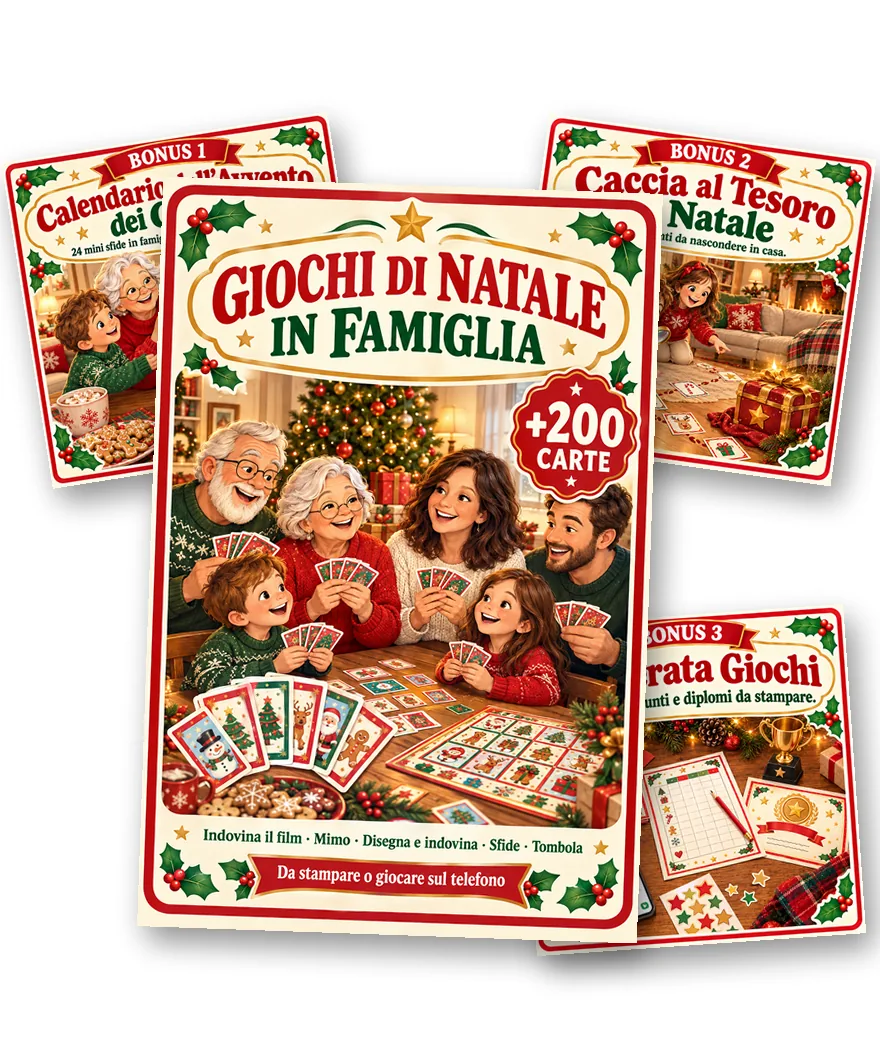 Giochi di Natale in Famiglia con i 3 bonus